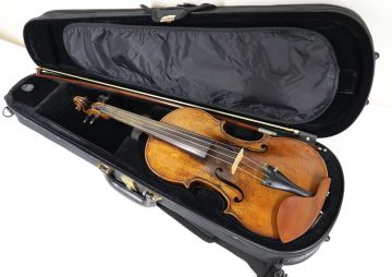 I7221 Copie de NICOLAUS GAGLIANO バイオリン fecit Neapanno1717 弓 SUGITO ケース付