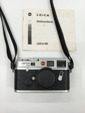 1円スタート LEICA ライカ M6 ボディのみ レンジファインダー フィルムカメラ シャッター動作確認済み 説明書付き ジャンク【K000805】