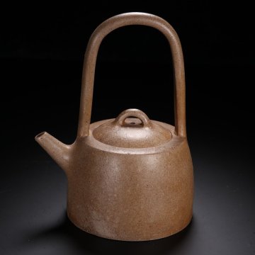 【安】清時代 阿曼陀室底款 提梁茶壺 宜興紫砂 常滑 朱泥急須 煎茶道具 茶壷 古美味 古董品 時代物 365