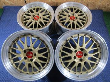札幌発☆最落なし!BBS LM084 LMP084 18×9J +20 中古 4本 鍛造 売切り!