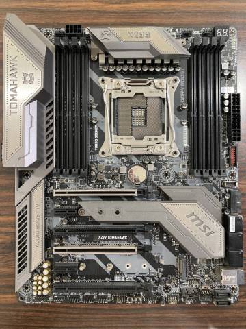 1円スタート ジャンク扱い中古美品 MSI X299 TOMAHAWK ハイエンドATXマザーボード