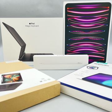 【美品】Apple iPad Pro 11インチ 第4世代 2022年 256GB Wi-Fi MNXH3J/A スペースグレイ 純正 Magic Keyboard Pencil ケース 2点おまけ付き