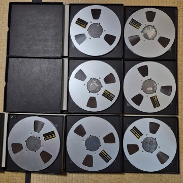 オープンリール 10号 7点 メタル AMPEX 406 100s25-0915-3