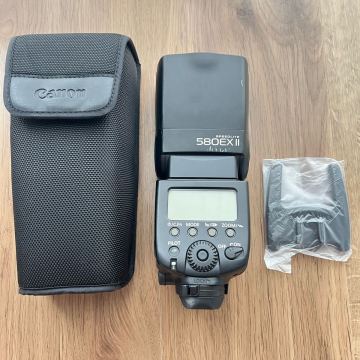 CANON キャノン ストロボ フラッシュ 580EX II SPEEDLITE スピードライト 中古通電確認