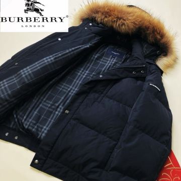 i12 極美！定価24万●BURBERRY GOLF●高級ロングダウンコート バーバリーコート L レディース/ボリュームダウン80% 綺麗　良好　