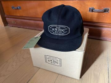 着用数回 THE H.W.DOG&CO. TRUCKER CAP Black HW DOG トラッカーキャップ