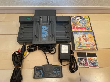 1円から　即決　NEC PC PC Engine PCE スーパーグラフィックス PI-TG4 中古動作確認済み　コントローラー　ソフト4本セット