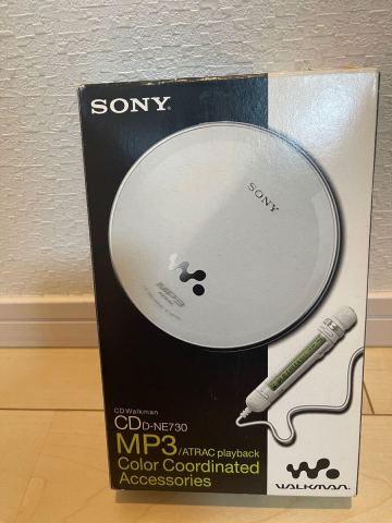 1円〜即決 新品 未使用 未開封 レア SONY ソニー　　ディスクマン ポータブル CDプレーヤー D-NE730 CDウォークマン WALKMAN ブラック