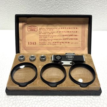 ※訳アリ◆ツァイス・イコン ZEISS IKON コンタメーター1343◆ファインダー+フィルターセット　◎ケース付き