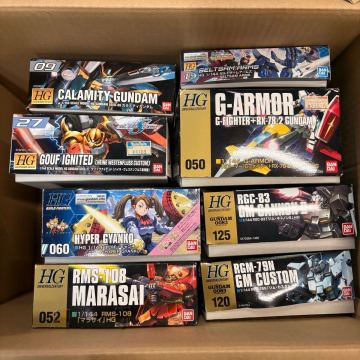 ● 1スタ 未組立 HG HGUC 機動戦士ガンダム Gアーマー ジムキャノン ジム・カスタム マラサイ グフイグナイテッド カラミティ 大量 まとめ