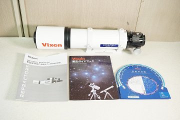[NZ][G5413312] Vixen ビクセン ED80Sf D=80mm f=600mm 鏡筒 天体望遠鏡 笠井トレーディング クレイフォードフォーカサー/取扱説明書等付き
