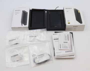 美品/ソニー/SONY/ウォークマン/WALKMAN/NW-ZX707/専用レザーケース/CKL-NWZX700/ブラック/2点セット