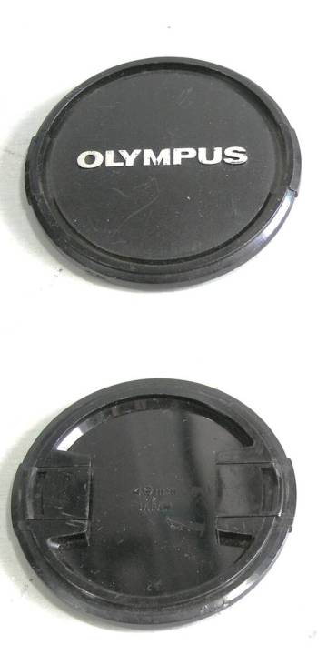Olympus　(n278)　中古・純正フロント・レンズ・キャップ　49mm　　オリンパス