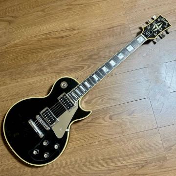 1円〜 Gibson Les Paul CUSTOM 90年製 John sykes風 DIRTY FINGERS搭載 ミラーピックガード 90273454 ギブソン レスポールカスタム 