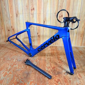 未走行 cervelo SOLOIST 48 ブルー フレームセット カーボン ロードバイク DISC ディスクブレーキ