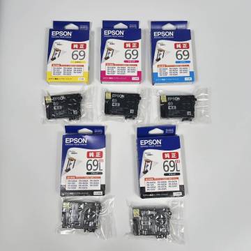S EPSON エプソン 純正 インクカートリッジ ICBK69L 増量 ブラック ICY69 イエロー ICM69 マゼンダ ICC69 シアン プリンター 顔料 未使用品