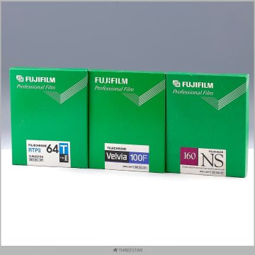 1円～ FUJIFILM VELVIA 100/160 NS/64T 4×5 シートフィルム 期限切れセット 大判 フィルム 【24】