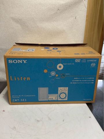 新品未使用 SONY ソニースーパーオーディオCD/DVD搭載コンポ CMT-SE3 デッドストック 希少 レア オーディオ機器　コンポ 