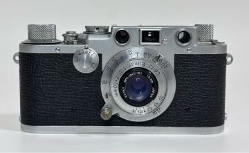 AZ-878 動画有 Leica バルナック レンジファインダー ライカ IIIf レンズ Elmar Leitz 1:3.5 F=50mm Kenko製19mmフィルター フイルムカメラ