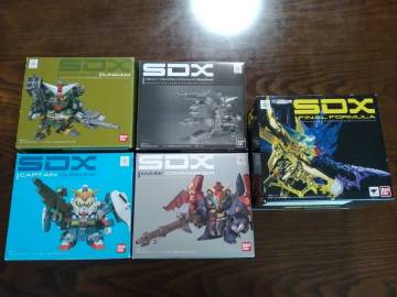 SDX コマンドガンダム ヘビーウェポンコマンドガンダム キャプテンガンダム マスクコマンダー ファイナルフォーミュラー(未開封) 5体セット