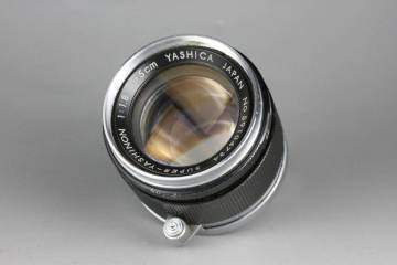 実写テスト済み YASHICA SUPER YASHINON 5cm F1.8 単焦点 標準レンズ ライカ L39 Lマウント ヤシカ #160-5