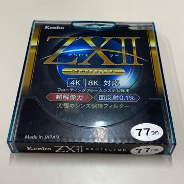 ◇NO.250716◇ Kenko ケンコー ZXⅡ ゼクロスⅡ プロテクター 77mm レンズ保護フィルター 4K 8K 対応 フローティングフレームシステム採用