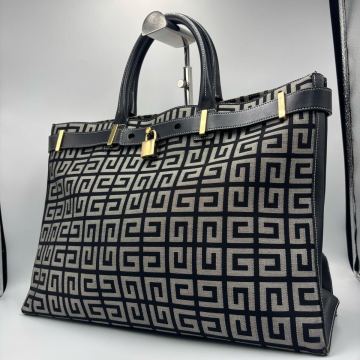 FN250711-94 GIVENCHY ジバンシイ ハンドバッグ トートバッグ ジバンシィ ゴールド金具 総柄 鞄