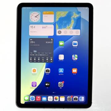 (使用回数少) Apple SIMフリー iPad Air (第5世代) (M1) スペースグレイ 64GB MM6R3VC/A Wi-Fi+Cellular バッテリー最大容量100％