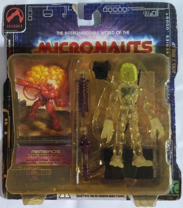 1円スタート マイクロノーツ版 ミクロマン メンブロス(クリアー) MEMBROS 復刻版 未開封 MICRONAUTS タカラSFランド
