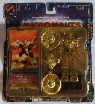 1円スタート マイクロノーツ版 ミクロマン アクロイヤーⅡ(金メッキ) ACROYEAR 復刻版 開封品 MICRONAUTS タカラSFランド