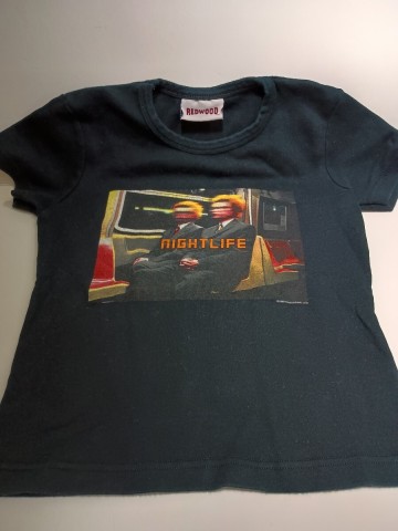 ペットショップボーイズ　チビT　 Tシャツ　ナイトライフツアー　1999年　ニール・テナント　クリス・ロウ　PetShopBoys 半袖 S