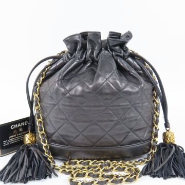 200552★1円スタート★CHANEL シャネル 極美品 マトラッセ フリンジ ココマーク 巾着バッグ チェーンショルダーバッグ ヴィンテージ