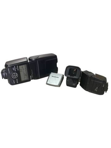 OLYMPUS FL-600R FL-LM3 VF-4 ストロボ ファインダー Flash 4個まとめ売り