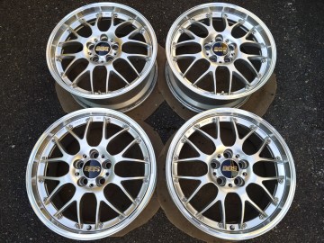 アウディ 現行品 鍛造 BBS RS-GT DS-SLD ダイヤモンドシルバー 18インチ 8J+35 RS910A PCD112 5穴 4本