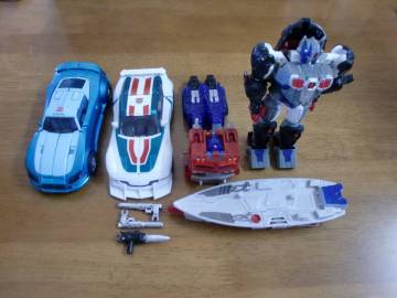 1円スタート 中古ジャンク品扱い トランスフォーマー ユナイテッド 4点セット 欠品あり ジャンクパーツ付き 60サイズ