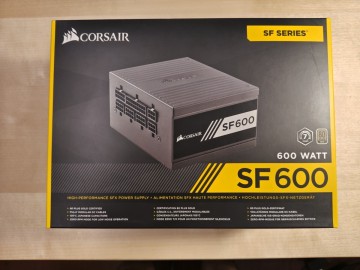 美品電源【CORSAIR】 SF600 SFX電源 600W（おまけ付）