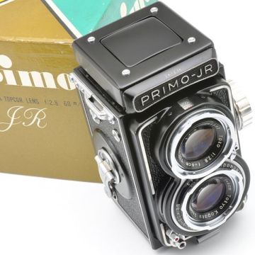 PRIMO-JR プリモジュニア Topcor 6cm F2.8 トプコール 6/2.8 元箱 スプール 東京光学 Topcon トプコン PRIMO JR プリモ ジュニア 60 28