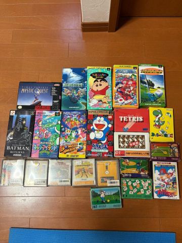 ファミコン FC ソフト ファミリーコンピュータ 任天堂　中古品　22種　レア　スーパーファミコン　昭和レトロ　カセット　当時物　希少
