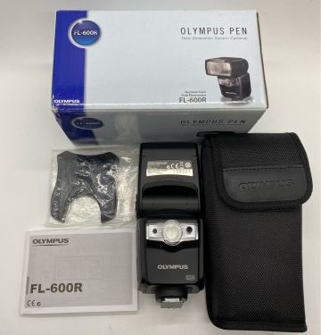 【7M1】1円スタート OLYMPUS ELECTRONIC FLASH FL-600R オリンパス エレクトロニックフラッシュ 一眼用 ストロボ カメラ 電子機器 