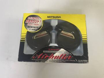 美品 MITSUBA エアバレット HIGH FREQUENCY HORN 保安基準適合品 12V車専用 113dB 580Hz/480Hz 動作未確認