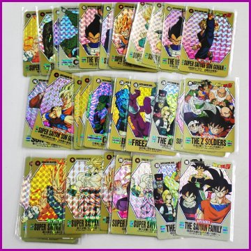☆1円 カードダス ドラゴンボール スーパーバーコードウォーズ + キャラクターズコレクション プリズムカードセット 42枚/キラ&0446200795