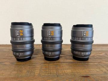 SIRUI VP-1 Vision Prime 1 T1.4 フルフレームシネレンズ24mm、35mm、50mm ３本セット マニュアルフォーカス シネマレンズ