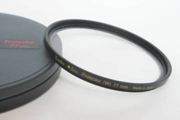 ケンコー　フイルター　 Zeta EX　プロテクター（W) 　77mm　　中古美品 