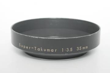 稀少　古い　ASAHI PENTAX　 ペンタックス Super-Takumar 1:3.5 35mm用　 メタルフード 　49ｍｍ　ねじ込み式　　中古品 