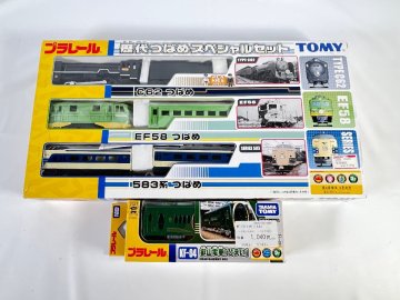 7-107＊プラレール 歴代つばめスペシャルセット / 叡山電車「ひえい」 まとめ売り TOMY(ajs)