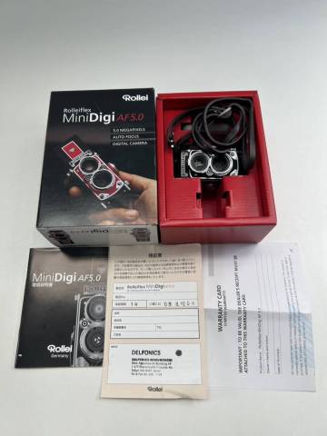 Rollei Rolleiflex MiniDigi ローライフレックス ミニデジ AF5.0 オートフォーカス デジカメ A12390 動作未確認92js-7-3
