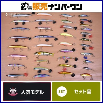 ソルトルアーセット 37個セット ダイワ メガバス ラパラ デュエル シマノ デュオ ショアラインシャイナー ビーチウォーカー コモモ