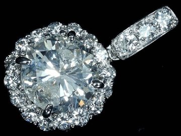 VW15969S【1円～】新品【RK宝石】《Diamond》極上ダイヤモンド 特大2.19ct 極上脇石ダイヤモンド Pt900 超高級ペンダントヘッド ネックレス