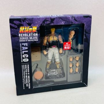 H2310★中古品★海洋堂　リボルテック 北斗の拳レボリューションNo.015 ファルコ 北斗の拳 フィギュア★発光ジャンク品★同梱不可