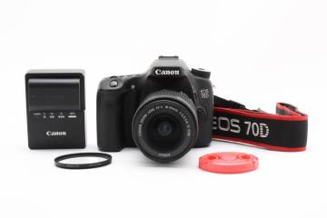 【ショット数480枚の美品】キヤノン Canon EOS 70D + EF-S18-55mm レンズセット #F2202G30025GHHA